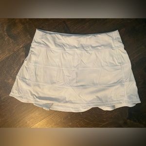 white lululemon skirt: size 6